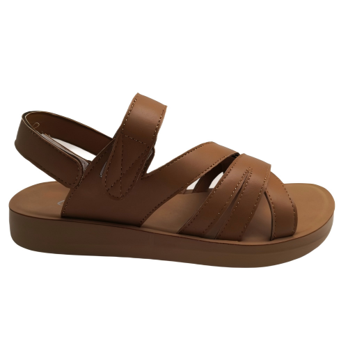 Flat beach Sandal Latest customized women cross strap sandal