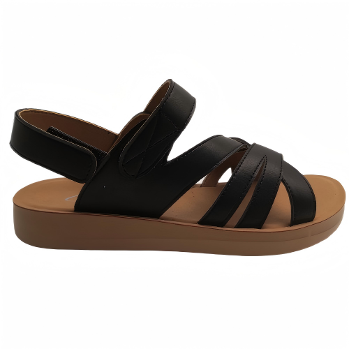 Flat beach Sandal Latest customized women cross strap sandal