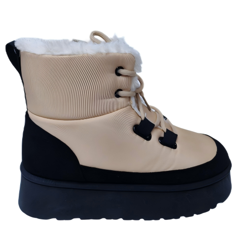 Vrouwen Warme Laarzen Groothandel Klassieke dames Sneeuwlaarzen Winter Bont veterschoenen Voor meisjes Bruin Bont Pluche Dikke Bodem Designer winterschoenen Mode dameslaarzen