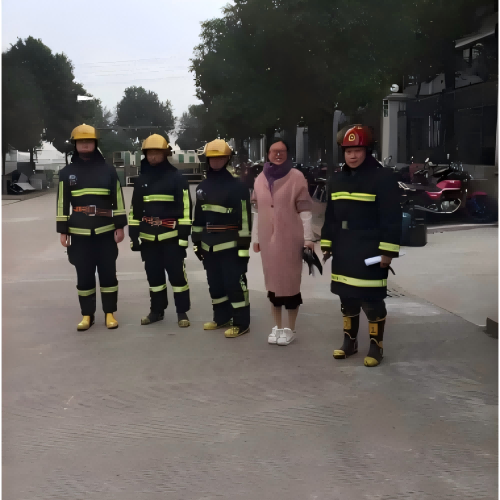 Shoes factory Fire inspection and drill best safe cooperate